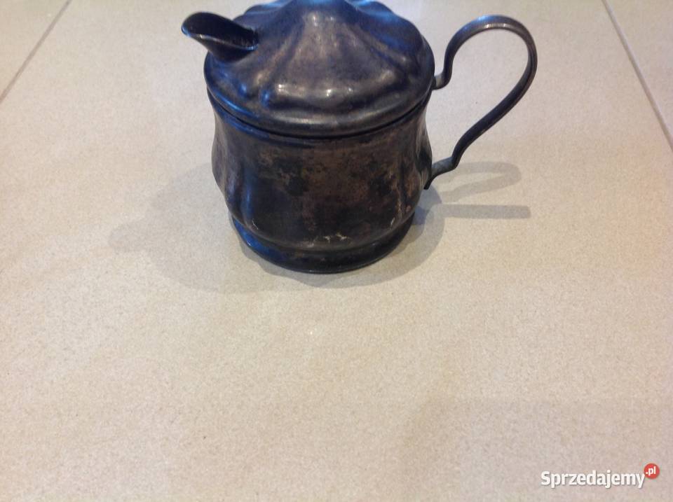 Stara cukiernica mosiądz posrebrzany inny kolor