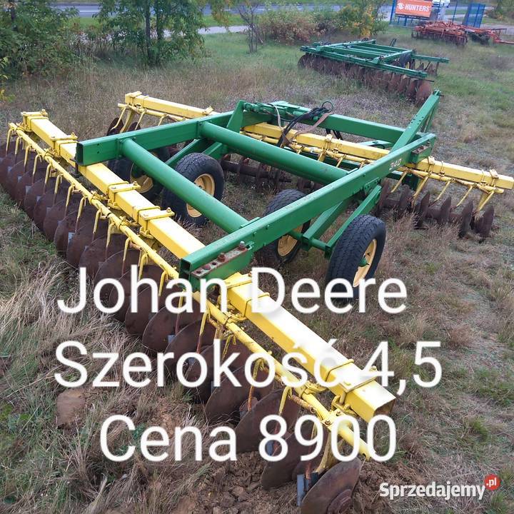 Brona Talerzowa JOHAN DEERE 45m Wągrowiec sprzedam