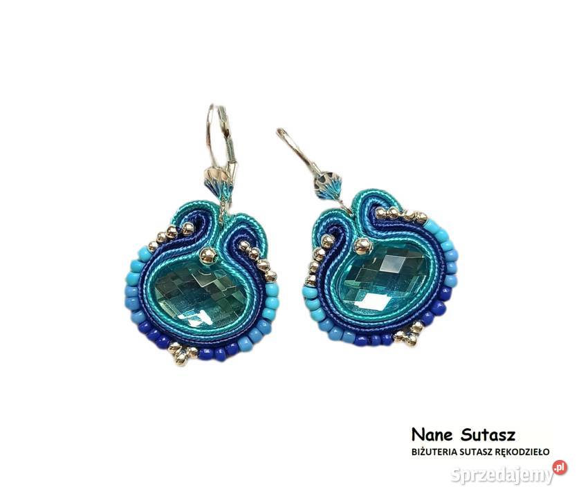 Kolczyki Sutasz rękodzieło Nane Sutasz Kolczyki