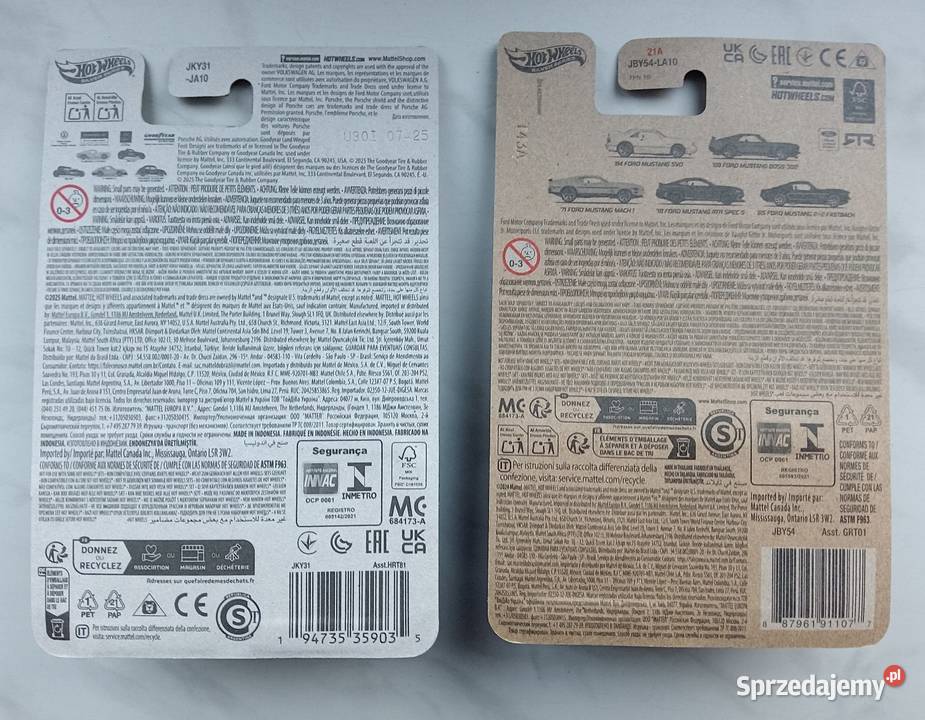 Hot Wheels 2x Ford Mustang chase stan Jaworzno sprzedam
