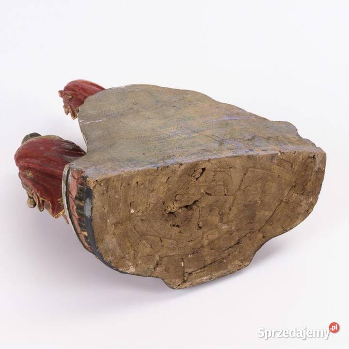 Święta Rodzina rzeźba drewniana około 1900 Poznań sprzedam