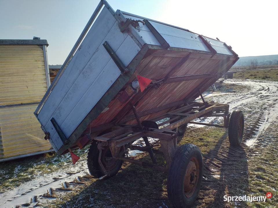 Przyczepa dwuosiowa wywrotka kiper mikrociągnik Zielona Góra