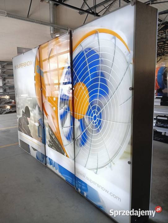 Ścianka podświetlana LED wystawowa dwustronna 3