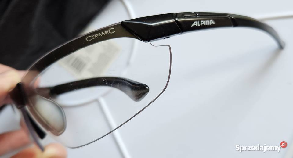 Okulary Alpina Ceramic czarny połysk made in