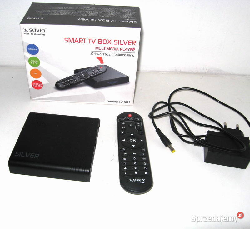 Smart TV Box Silver Savio 2/16GB od LOMBARDi