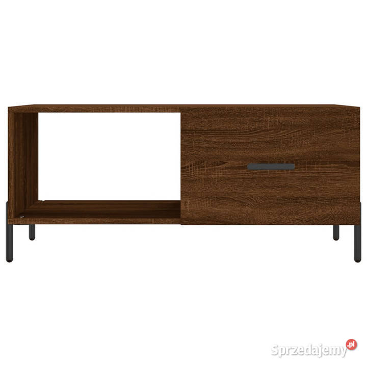 Stolik kawowy brązowy dąb 90x50x40 WM829227 Stoły