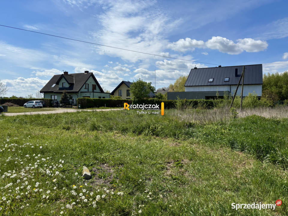 sprzedaży działki Miłocin 952m2 woda pomorskie
