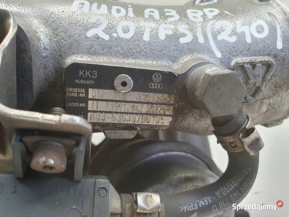 TURBOSPRĘŻARKA Audi A3 II 8P 20 TFSI turbo Chełm