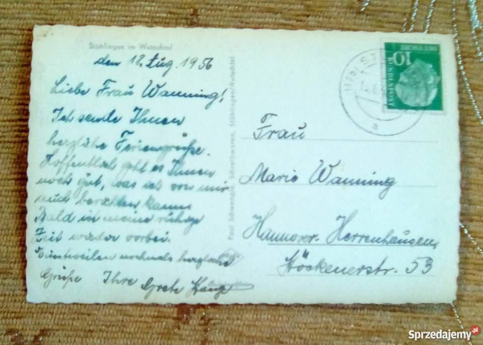 STUHLINGER MIEJSCOWOŚĆ UZDROWISKOWA NA SKRAJU Piszczac