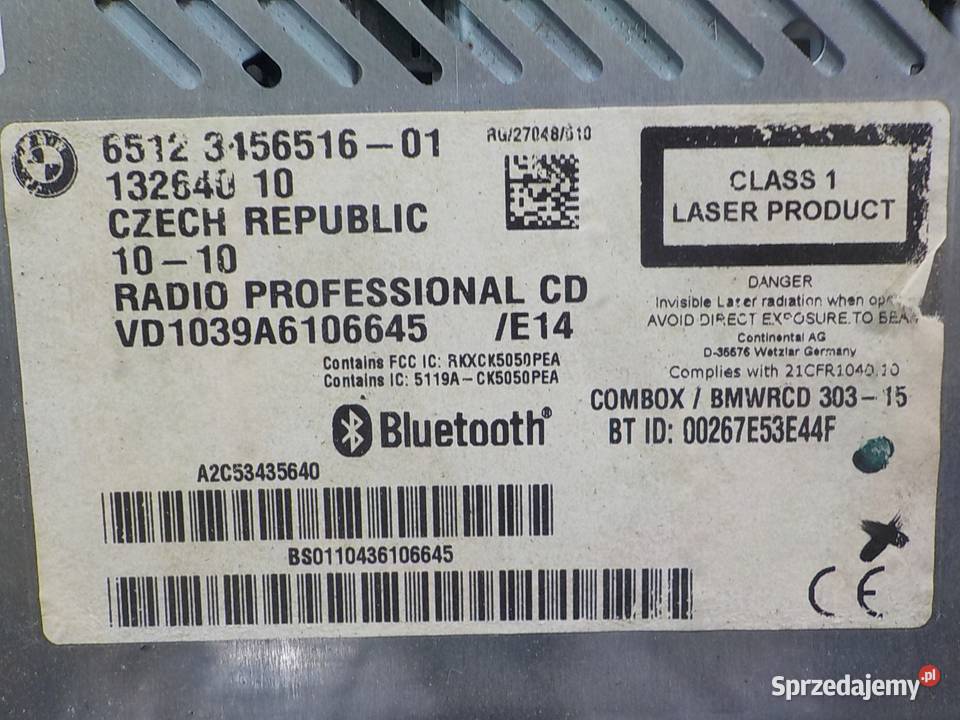 MINI COOPER COUNTRYMAN I 16 B 10r 5D radio CD Radioodtwarzacze sprzedam