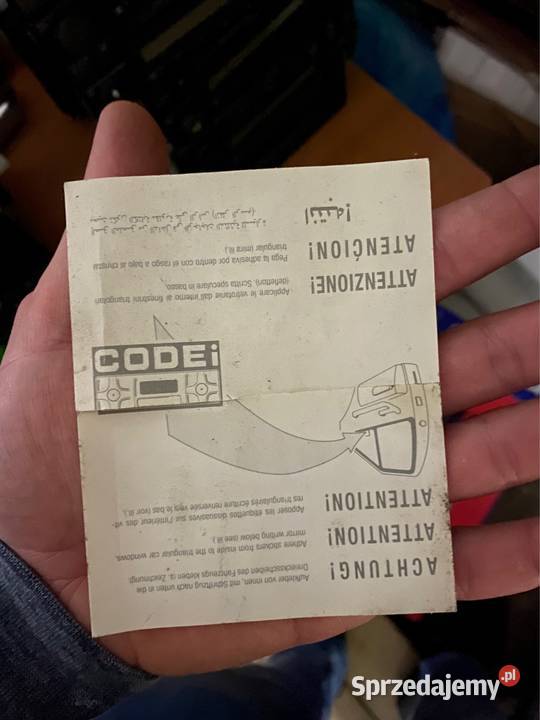 Naklejki code mercedes radia stickery nalepki Gdańsk sprzedam