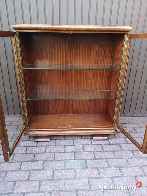 Witryna Biblioteka ARTDECO Orzech Unikat Stara wielkopolskie sprzedam