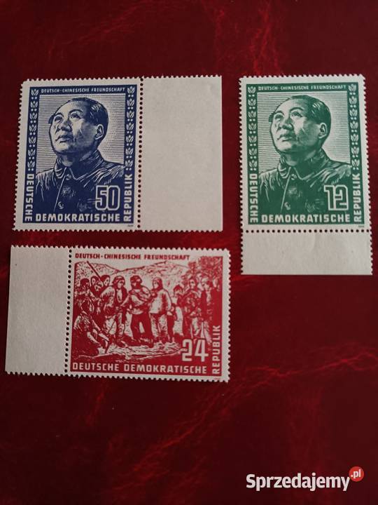 Mao tsetung znaczki NRD Gliwice