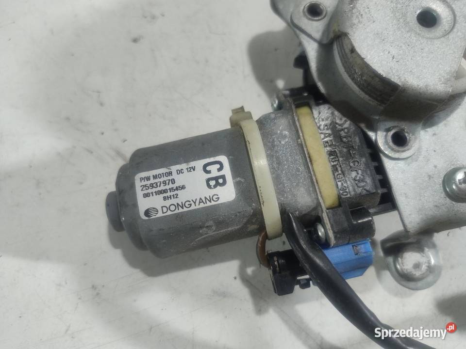 MECHANIZM PODNOŚNIK SZYBY PRAWY TYŁ CHEVROLET Mechanizmy opuszczania szyb