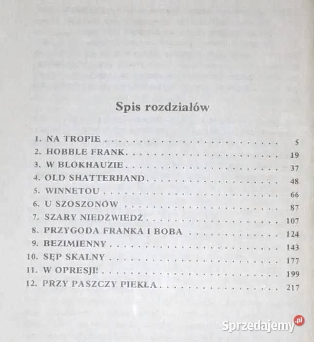 Syn Łowcy Niedźwiedzi Karol May sprzedam