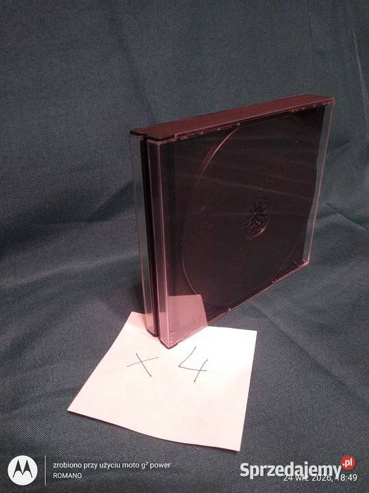 Pudełko BOX czarne na 4 cd