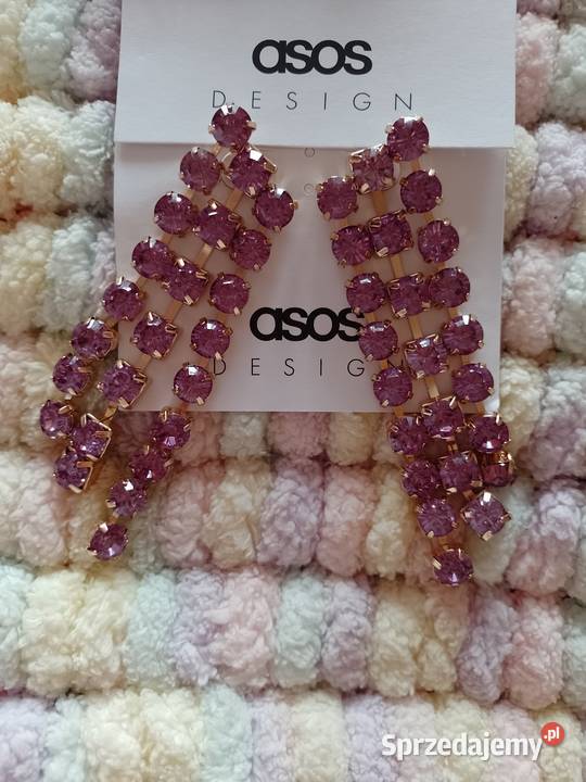 ASOS Długie Bogato zdobione kolczyki wieczorowe Kraków