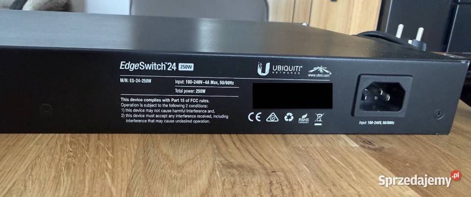 Zarządzalny switch Ubiquiti EdgeSwitch ES24250W Lednica Górna sprzedam
