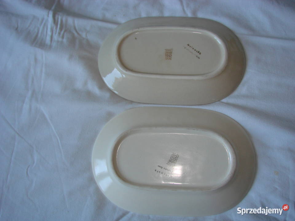 Włocławek fajansowy półmisek Pruszcz Gdański