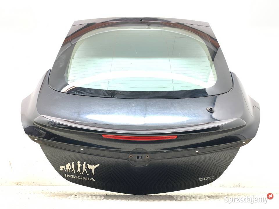 KLAPA TYŁ OPEL INSIGNIA A Hatchback 0817 CZARNY Klapy bagażnika