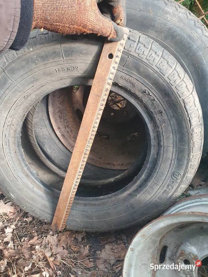 Komplet opon do starych aut Wartburg Fiat Warszawa sprzedam