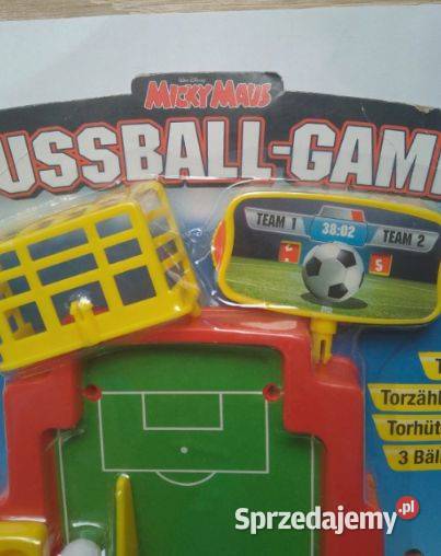Gra Fussball game Micky Maus Walt Disney Chrzanów