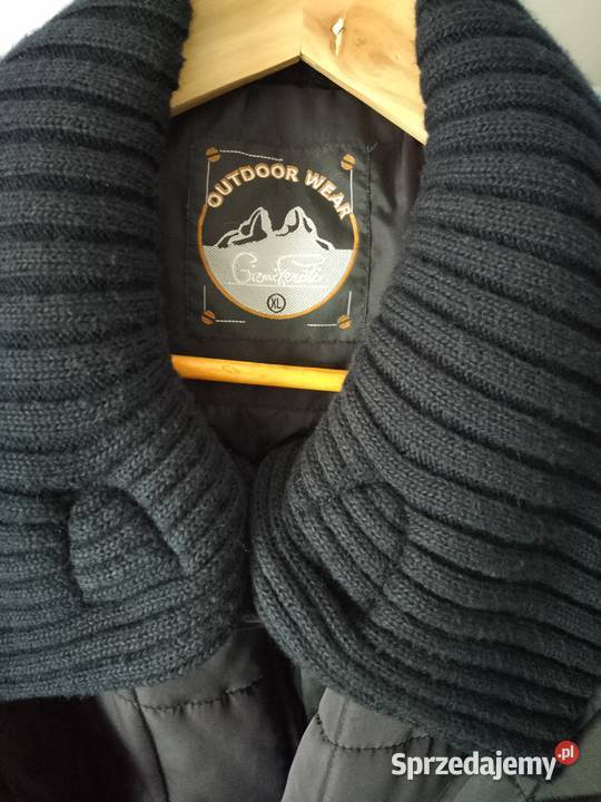 Płaszcz jesienny czarny Kurtki i płaszcze Łódź sprzedam