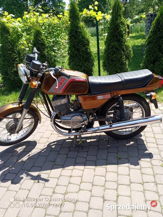 Jawa 350 miedziana perła turystyczny Motoryzacja lubelskie