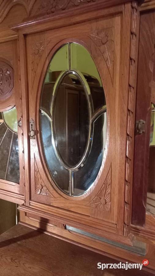Kredens secesyjny z lustrami Warszawa