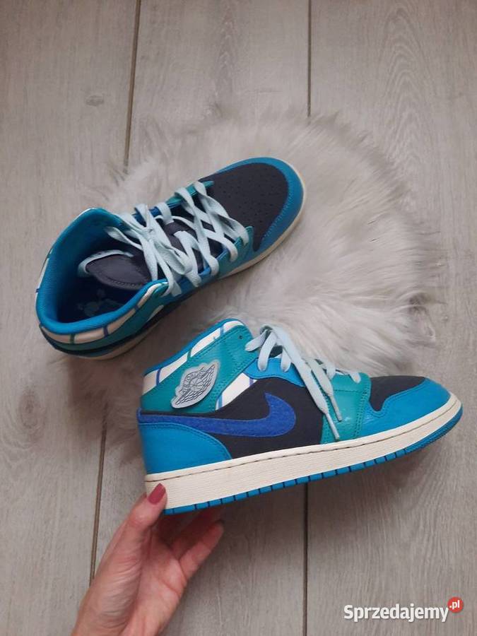 Sneakersy Nike Air Jordan 1 Mid zielony Szczecin