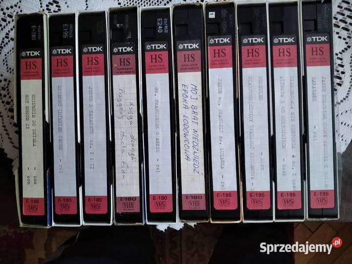 Sprzedam kasety VHS małopolskie Kraków