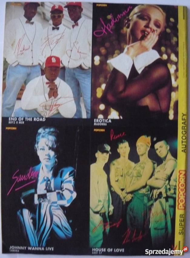 POPCORN 1 1993 ROXETTE AUTOGRAFY Czasopisma Warszawa