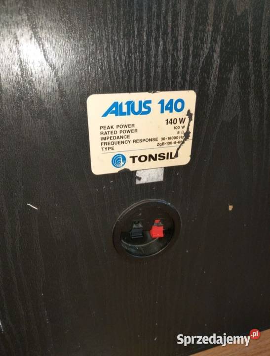 Głośnik kolumna Altus 140 gold z maskownicą
