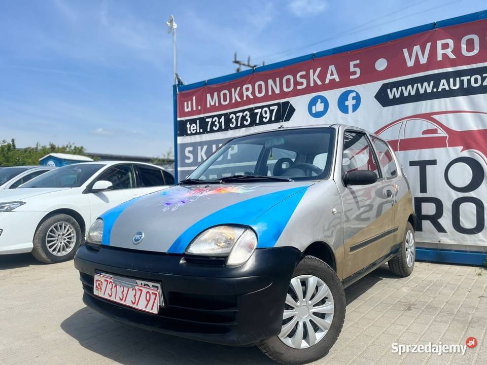 Fiat Seicento 11 BenzynaZadbanyDł OpłatyZamiana Seicento