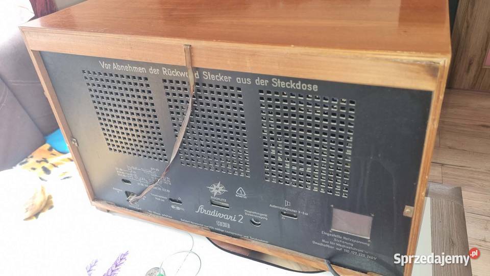 Radio lampowe RTF Rochlitz Stradivari 2 z Warta sprzedam