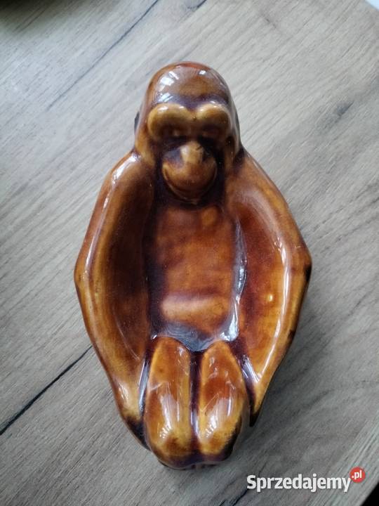 Popielniczka małpa Mirostowice prl Pozostałe sprzedam