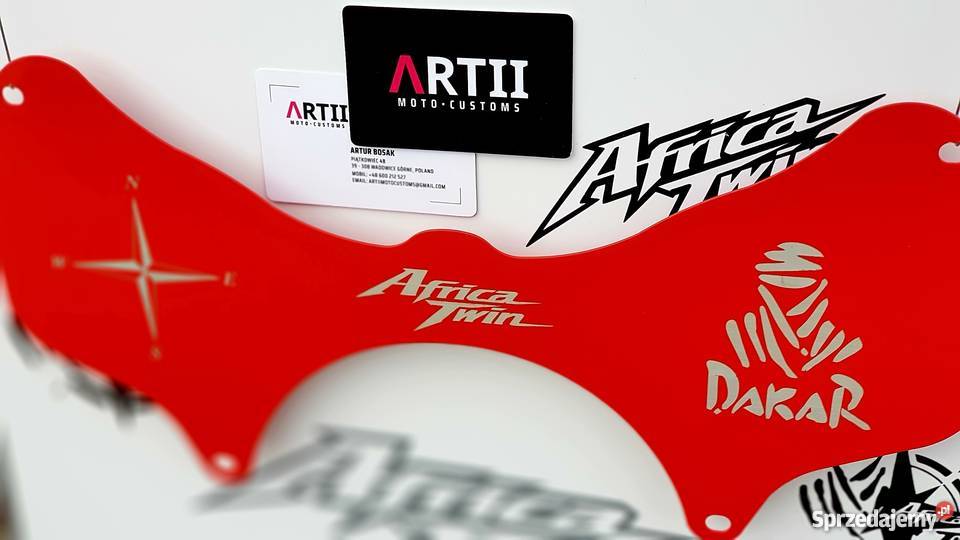 Forkshield METAL AfricaTwin ATS DGS KAD RED Piątkowiec sprzedam