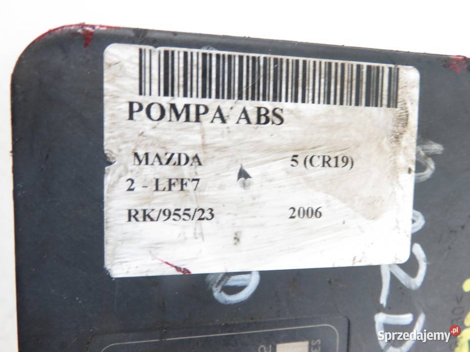 POMPA ABS MAZDA 5 CR19 5N612C405CB 06210905973