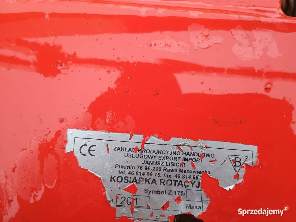 Kosiarka rotacyjna Lisicka Z178 Nowa Izbica