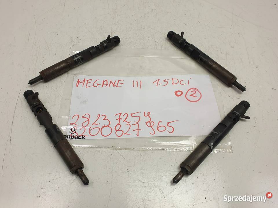 WTRYSKIWACZ Renault Megane III 15 DCI 8200827965 Wtryskiwacze lubelskie