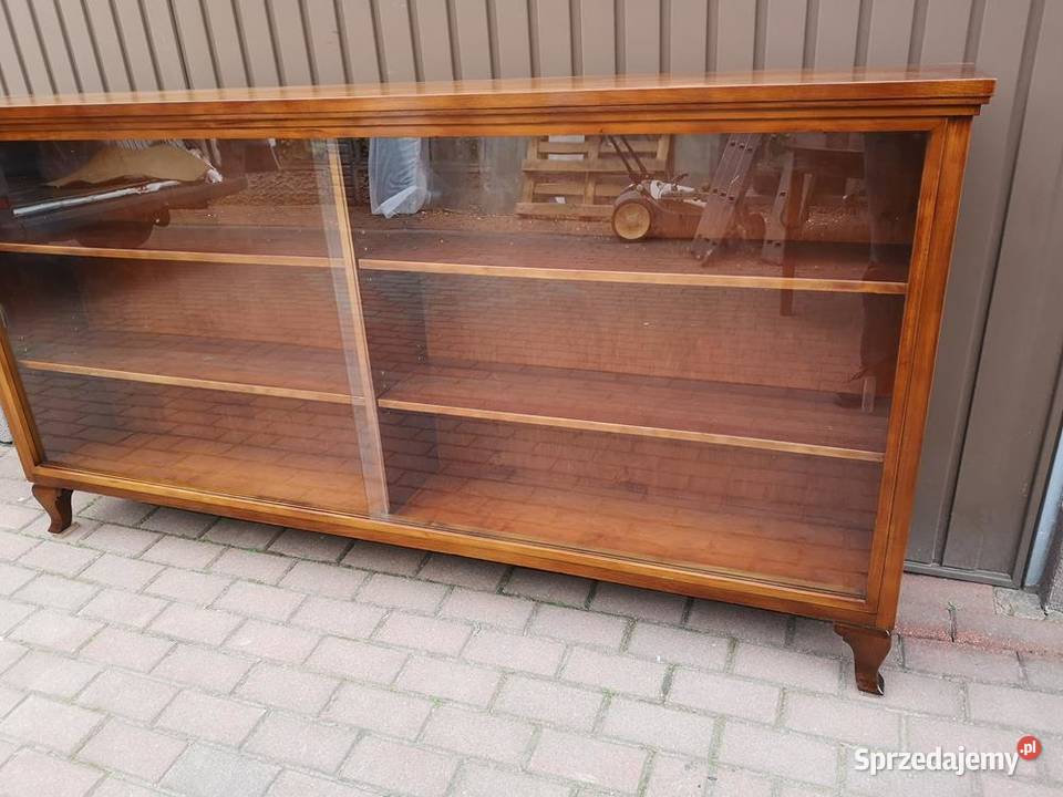 Biblioteka Witryna ARTDECO Orzech 200 Stara Meble Swarzędz sprzedam