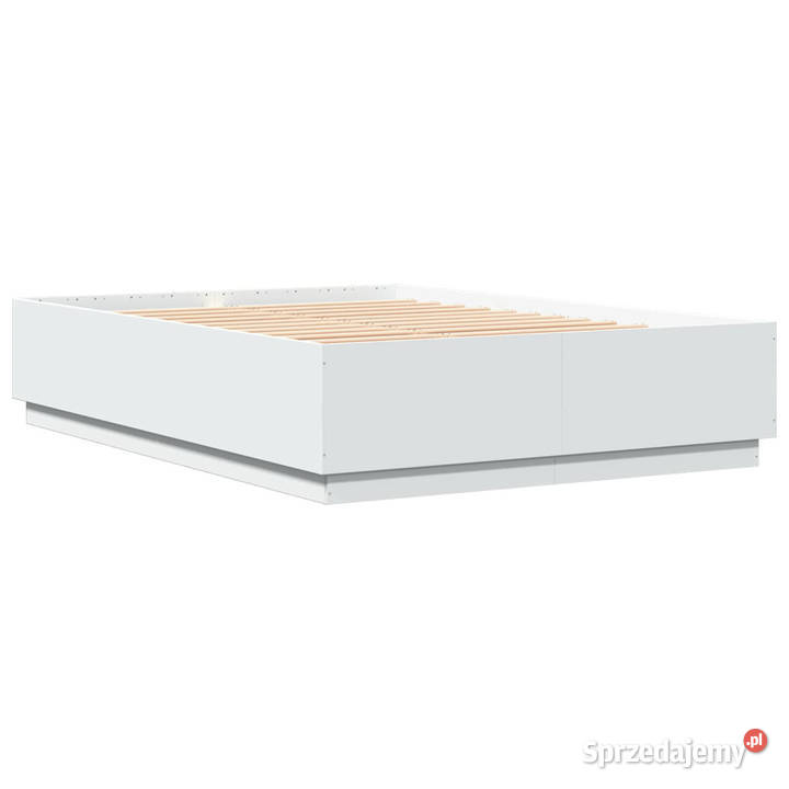 Rama łóżka biała materiał drewnopochodny 140x200 Warszawa sprzedam