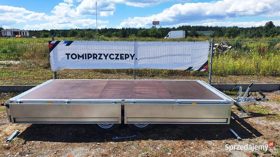 Przyczepa platforma 1300DMC 420x215 Neptun wielkopolskie Piła
