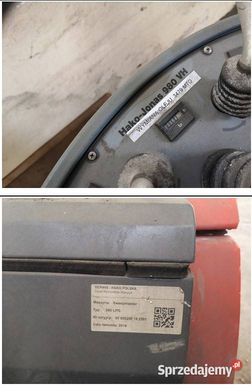 Sprzedaż Zamiatarki HAKO Sweepmaster 980VH LPG