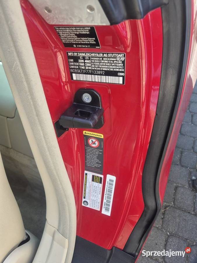 Sl 550 v8 r230 super stan serwisie 388KM Łódź