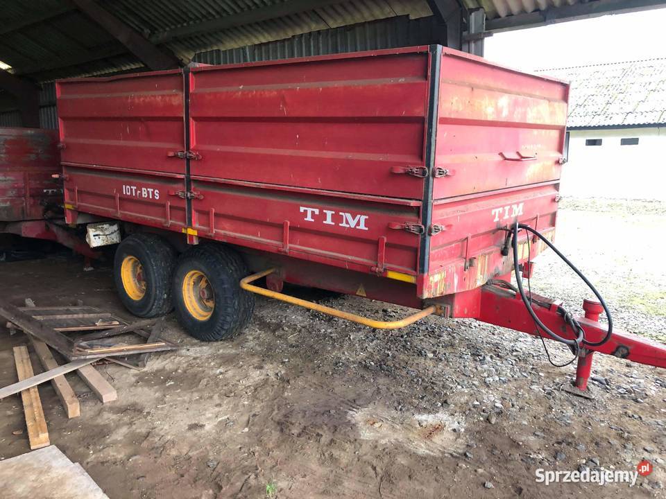 Przyczepa wywrotka Tim sprowadzona 10 t Nowa Karczma sprzedam