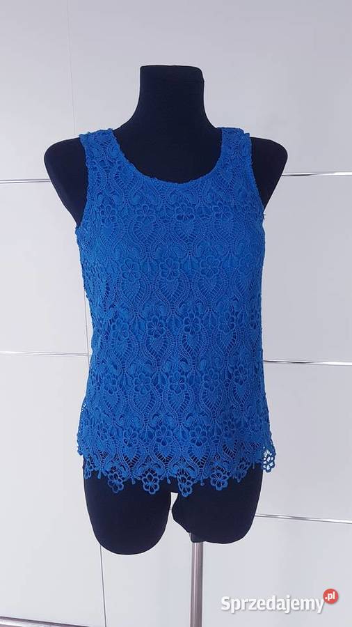 Bluzka Koronkowa Na Ramiączkach Chybie