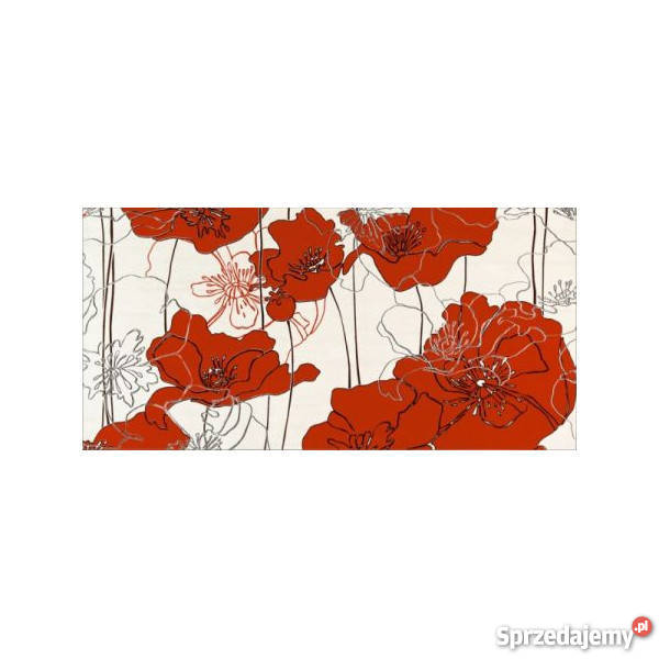 Dekor Infinita krem flower B centro 29 x 593 Koszalin