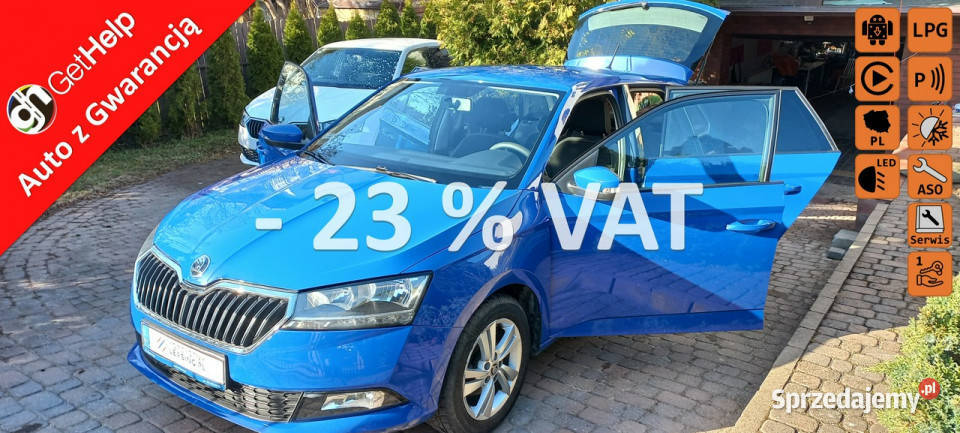 koda Fabia 10 MPILPG Fabryczne FVAT 23 20 Netto pomorskie Gdańsk sprzedam
