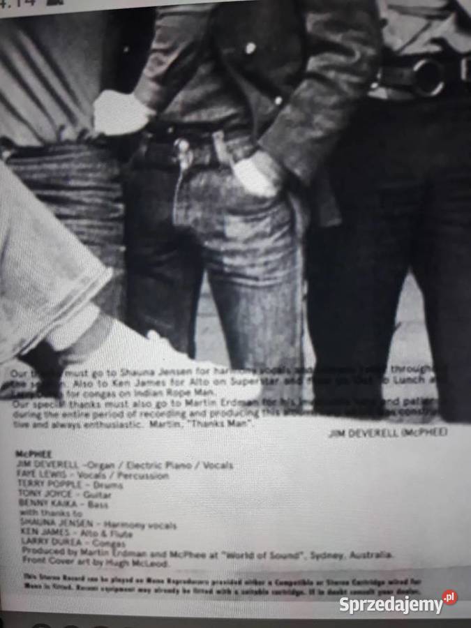 Archiwum hard prog rocka McPHEE McPhee 1971 Rzeszów
